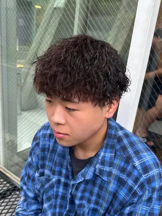 ショート パーマ メンズ ツイスパ/メンズ パーマ/歩夢のヘアスタイル