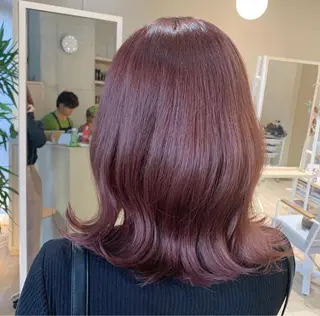 ショート カラー Blue 髪質改善 💎松藤 莉奈のヘアスタイル