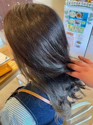 ロング カラー 美容室 Jフィドルファドル所属・わきた かずなのヘアスタイル