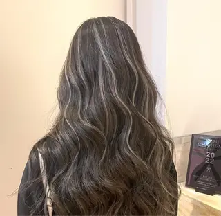 ロング カラー ヘアアレンジ Dimo＆所属・ハイライトカラー /ダイスケのヘアスタイル