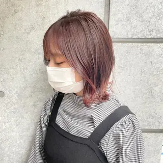 ショート MiU所属・韓国×髪質改善×美髪 縮毛矯正×レイヤーのヘアスタイル