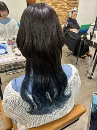 ロング カラー ️🩵透明感カラー Yūka🩵のヘアスタイル