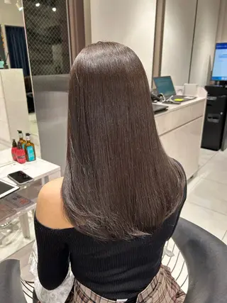 セミロング 似合わせ艶カラー Hitomi☻のヘアスタイル