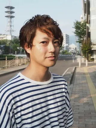 ショート メンズ キノシタ ナオユキのヘアスタイル