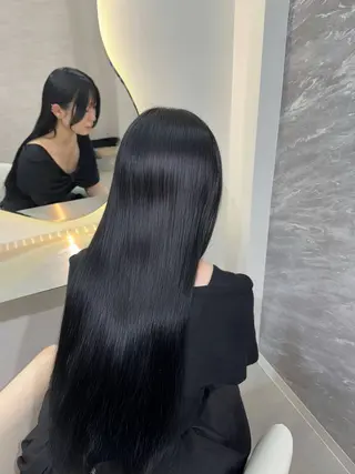 ロング 韓国 透明感 🪽あんじぇ【池袋】のヘアスタイル