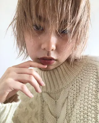 ショート カラー ヘアアレンジ デザインカット🎨 ボブ🫟おざきのヘアスタイル