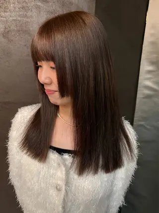 ロング カラー person♡kii マオのヘアスタイル
