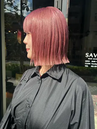 ショート sava所属・🌈ケアブリーチ🌈 おぐまなつきのヘアスタイル