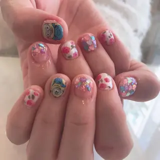 ネイル 韓国風✨髪質改善✨ 縮毛矯正✨松浦知奈美のヘアスタイル