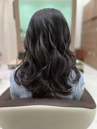 セミロング ヘアアレンジ 指原 仁のヘアスタイル