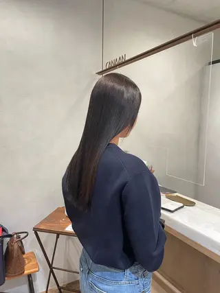 ロング カラー 村田 旭のヘアスタイル