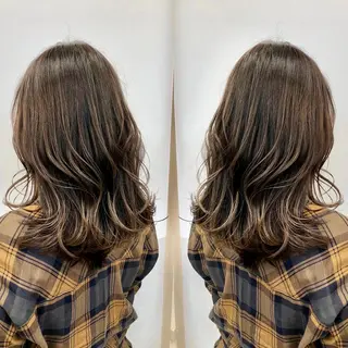 ミディアム カラー 天野 涼のヘアスタイル