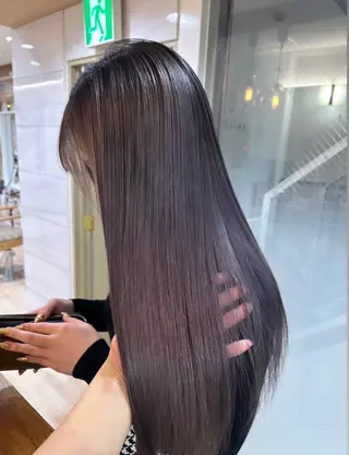 ロング カラー 遠藤 美夢のヘアスタイル