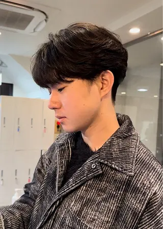 パーマ メンズ 年間2000名担当◎ パーマ職人/仲原佑樹のヘアスタイル