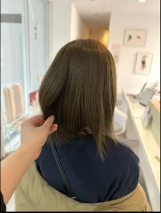 ミディアム 赤み・黄み消し/ 透明感/🍃そうたのヘアスタイル