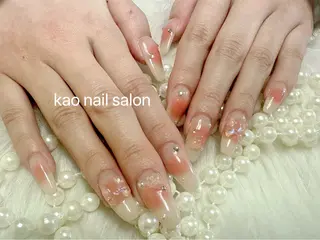 ネイル kao nail マグネット/長さだしのネイルデザイン