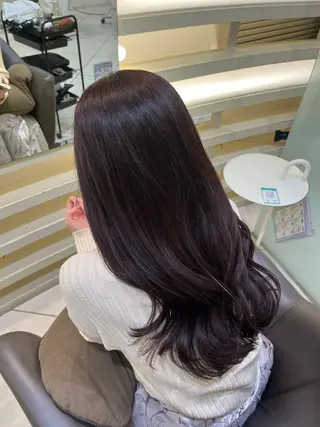 カラー 縮毛矯正/艶髪/ チホリのヘアスタイル