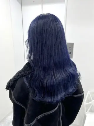 ロング カラー 🤍ྀི透ける寒色 Cocoa🤍ྀིのヘアスタイル