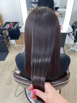 セミロング カラー ✨髪質改善✨原宿 えのもと　はなのヘアスタイル