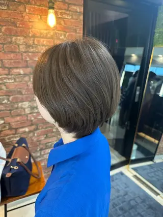 ショート カラー mio/【日本橋】 パーマモデルのヘアスタイル