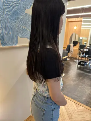 ロング カラー yupi🐈⬛ レイヤー/パーマのヘアスタイル