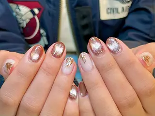 ショート カラー ネイル ネイルサロン リリーブランシュ所属・森 瑞紀のネイルデザイン