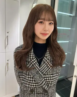 セミロング カラー Parve Mix /板野妃莉のヘアスタイル