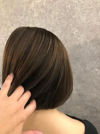 ミディアム 髪質改善縮毛矯正 リピートNo.1米倉のヘアスタイル