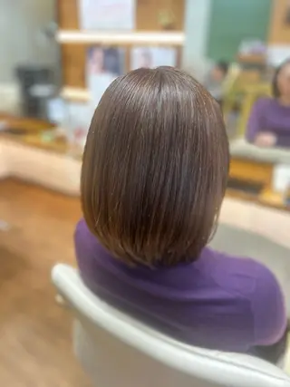 ミディアム 神谷 千明のヘアスタイル