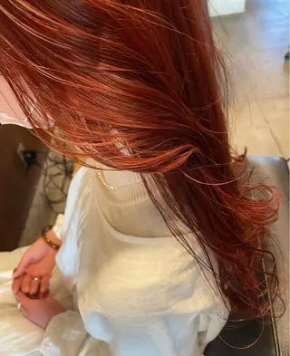 ロング カラー tablier所属・tablier 熊谷日菜子のヘアスタイル