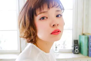 ショート カラー パーマ ヘアアレンジ JYUNESU表参道所属・似合わせhair🔸 アサダ タカコ🔸のヘアスタイル