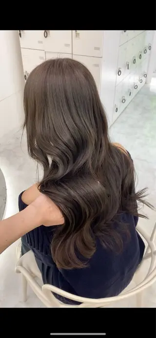 カラー 🤍透明感グレージュ オリーブ🤍RINのヘアスタイル