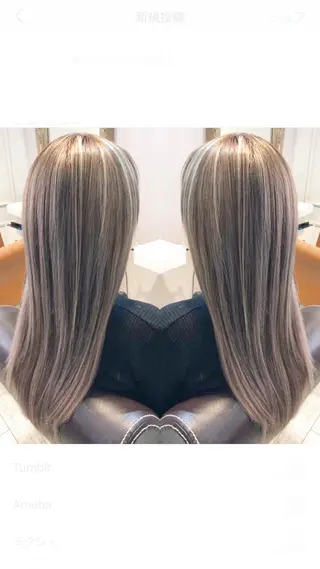 ロング rollen所属・美魔女 美容師NAOのヘアスタイル