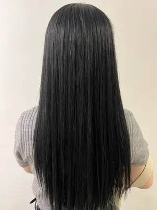 ロング カラー 川浪 ほほみのヘアスタイル