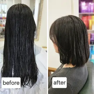 ミディアム 林慶吾/ショートボブ /デザインカラーのヘアスタイル