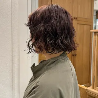 ミディアム パーマ カットモデル募集 🪷なりたりみのヘアスタイル