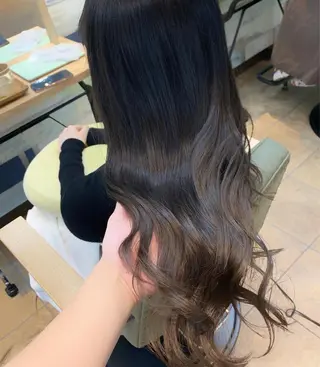 ロング カラー ブリーチなし Wカラー🩷星野翔太のヘアスタイル