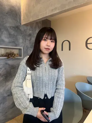 セミロング ETERNAL所属・透明感カラー🌛 reikaのヘアスタイル