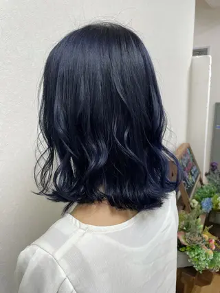 ミディアム カラー ヘアアレンジ like みやびのヘアスタイル