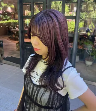 セミロング 梅田美容室/カット /Maoのヘアスタイル