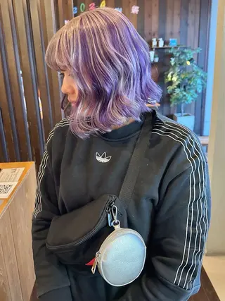 ミディアム カラー 具志 正太のヘアスタイル