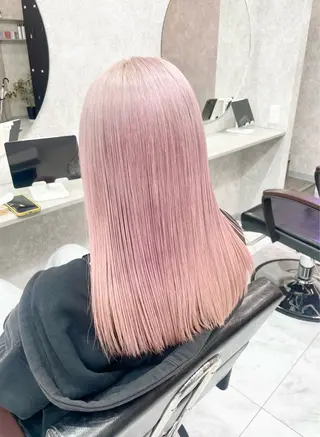 セミロング 🦋ハイトーン🦋 石山 希理🦋のヘアスタイル