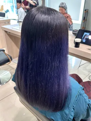 ロング カラー 【🎀推し デザイン カラー】小池 雪奈のヘアスタイル