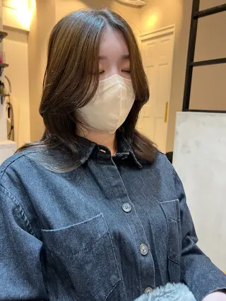 セミロング 小山 ヨシタカのヘアスタイル