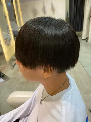 ミディアム パーマ メンズ 柳澤 和也のヘアスタイル