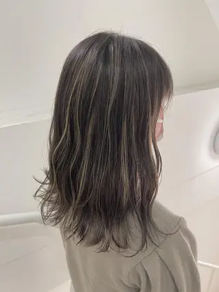 セミロング カラー Reb_keiji 👑小倉圭司のヘアスタイル