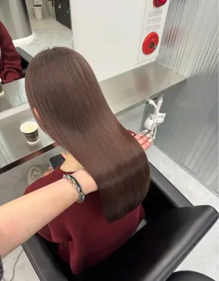 ロング 韓国風カラー/艶髪 🇰🇷💎✨ミズキのヘアスタイル