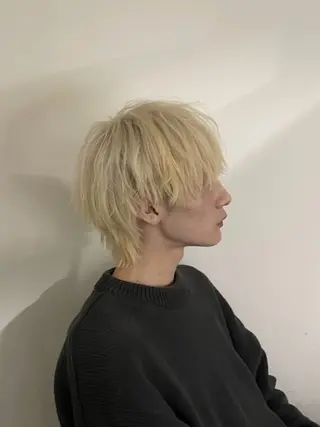 ショート カラー ヘアアレンジ メンズ 絶対に可愛く💍 tiam💍ブリーチのヘアスタイル