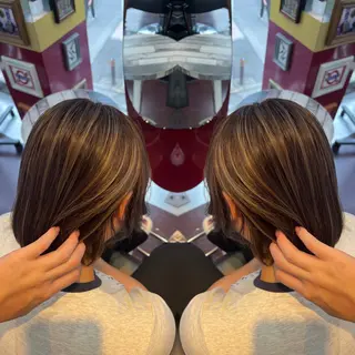 ショート カラー レイヤー/ボブ/ ミニボブ/AOIのヘアスタイル