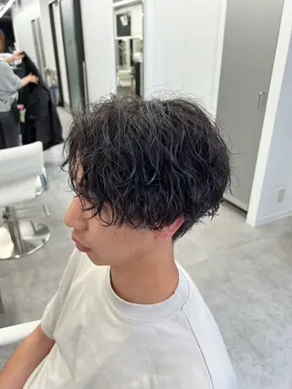 パーマ メンズ メンズ縮毛矯正師/メ ンズパーマ/佐野友尉のヘアスタイル